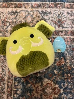 Squishmallows Farad the green woolly mammoth